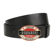 Dsquared2 Snygg Bälte för Män Black, Herr