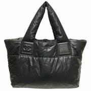 Chanel Vintage Pre-owned Tyg totevskor Black, Dam