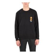 IH NOM UH NIT Liten Mask Sweatshirt Black, Herr