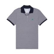 Brooks Brothers Pique-polotröja med ränder, slim fit Blue, Herr