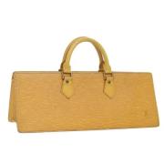 Louis Vuitton Vintage Pre-owned Laeder handvskor Yellow, Dam