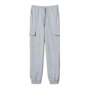 Twinset Cargo Joggers Grå Bomull Sweatpants Gray, Dam