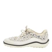 Miu Miu Pre-owned Pre-owned Tyg sneakers Gray, Dam