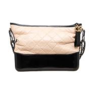 Chanel Vintage Pre-owned Laeder chanel-vskor Beige, Dam