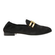 Aquazzura Svarta Mjuka Mocassin Skor Black, Dam