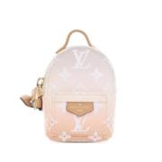 Louis Vuitton Vintage Pre-owned Canvas ryggsckar Beige, Dam