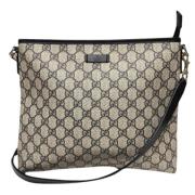 Gucci Vintage Pre-owned Canvas gucci-vskor Beige, Dam