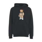 Baron Filou Elegant Svart Hoodie för Män Black, Herr