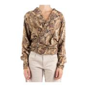 Isabel Marant Silkeblandning Sand Topp Beige, Dam