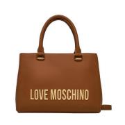 Love Moschino Brun handväska med elegant design Brown, Dam