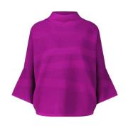 Joseph Ribkoff Randig Batwing Ärm Topp Purple, Dam