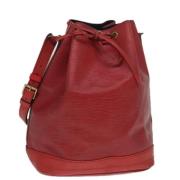 Louis Vuitton Vintage Pre-owned Laeder axelremsvskor Red, Dam