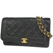 Chanel Vintage Pre-owned Laeder chanel-vskor Black, Dam