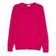 Altea Crew Neck Sweater Pink, Herr