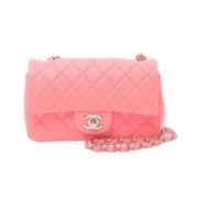 Chanel Vintage Pre-owned Laeder chanel-vskor Pink, Dam