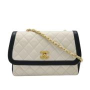 Chanel Vintage Pre-owned Laeder chanel-vskor White, Dam