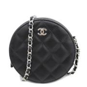 Chanel Vintage Pre-owned Laeder chanel-vskor Black, Dam