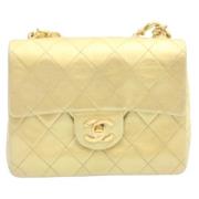 Chanel Vintage Pre-owned Laeder chanel-vskor Yellow, Dam