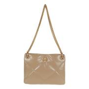 Tory Burch Diamond Quilt Axelväska Beige, Dam