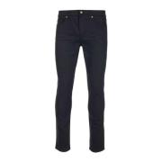 Saint Laurent Slim Jeans i Bomull och Elastan Black, Herr