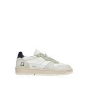 D.a.t.e. Vintage Court Sneakers i vitt läder White, Herr