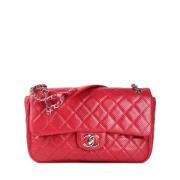 Chanel Vintage Pre-owned Laeder chanel-vskor Red, Dam