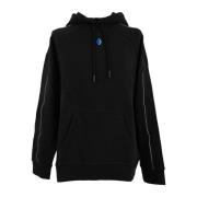 Barrow Hoodie med Multicolor Baktryck Black, Herr