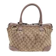 Gucci Vintage Pre-owned Canvas gucci-vskor Beige, Dam