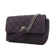 Chanel Vintage Pre-owned Laeder chanel-vskor Purple, Dam