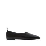 Courrèges Broderad Heritage Svart Mockasin Black, Dam