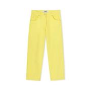 Msgm Trousers Yellow, Dam