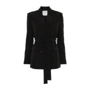 Ermanno Scervino Dubbelknäppt Svart Blazer Black, Dam