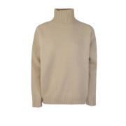 Max Mara Ren Ull Sweaters Beige, Dam