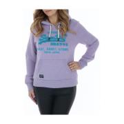 Superdry Vintage Logo Hoodie - Lila Purple, Dam