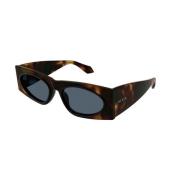 Alaïa Blå Havana Solglasögon Brown, Unisex