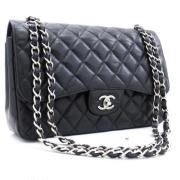 Chanel Vintage Pre-owned Laeder chanel-vskor Black, Dam