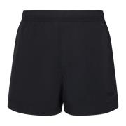 Ermenegildo Zegna Svarta Simshorts Lyx Komfort Black, Herr