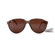 Dior Vintage Pre-owned Plast solglasgon Brown, Unisex