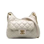 Chanel Vintage Pre-owned Laeder chanel-vskor Beige, Dam