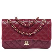 Chanel Vintage Pre-owned Laeder chanel-vskor Red, Dam