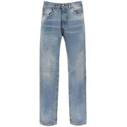 Maison Margiela Stiliga Denimbyxor för Män Blue, Dam