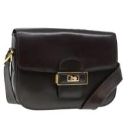 Celine Vintage Pre-owned Laeder axelremsvskor Black, Dam