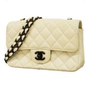 Chanel Vintage Pre-owned Laeder chanel-vskor White, Dam