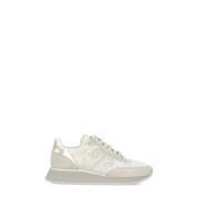 Wushu Ruyi Ivory Läder Sneakers med Ullinsats Beige, Dam