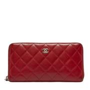 Chanel Vintage Pre-owned Laeder plnbcker Red, Dam