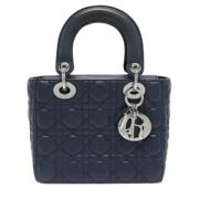 Dior Vintage Pre-owned Laeder totevskor Blue, Dam