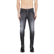 Dsquared2 Svarta Skater Jeans med Logopatch Black, Herr