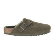 Birkenstock Fodrad mockatoffel Green, Dam