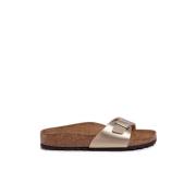 Birkenstock Madrid Mule - Guld EVA Platt Sula Brown, Dam