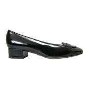 Dolce & Gabbana Svart Lackläder Blockklackar Pumps Black, Dam